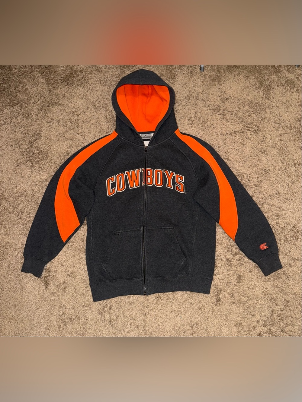 Oklahoma State Cowboys Colosseum Full Zip Hoodie Sweatshirt Small